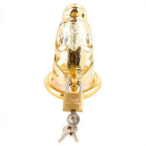 Chinese Zodiac Cock Cage Horse - GOLD